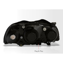 Load image into Gallery viewer, Hyundai Elantra 2004-2006 Factory Style Headlights Black Housing Clear Len Amber Reflector