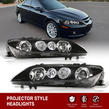 Load image into Gallery viewer, MAZDA 6 2006-2008 Head Lamp Unit (STD,HALOGEN) Black Housing Clear Lens Reflector