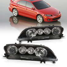 Load image into Gallery viewer, MAZDA 6 2006-2008 Head Lamp Unit (STD,HALOGEN) Black Housing Clear Lens Reflector