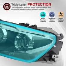 Load image into Gallery viewer, MAZDA 6 2006-2008 Head Lamp Unit (STD,HALOGEN) Black Housing Clear Lens Reflector