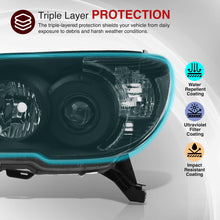 Load image into Gallery viewer, TOYOTA 4Runner 2006-2009 SR5, LTD Head Lamp Unit Black Housing Clear Lens Clear Reflector