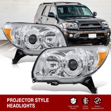 Load image into Gallery viewer, TOYOTA 4Runner 2006-2009 SR5, LTD Head Lamp Unit Chrome Housing Clear Lens Amber Reflector