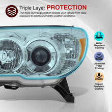 Load image into Gallery viewer, TOYOTA 4Runner 2006-2009 SR5, LTD Head Lamp Unit Chrome Housing Clear Lens Amber Reflector