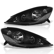 Load image into Gallery viewer, Toyota Sienna 2006-2010 Factory Style Headlights Black Housing Clear Len Clear Reflector (Halogen Models Only)