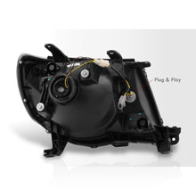 Load image into Gallery viewer, Toyota Tacoma 2005-2011 LED DRL Bar Factory Style Headlights Chrome Housing Clear Len Clear Reflector