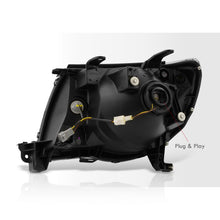 Load image into Gallery viewer, Toyota Tacoma 2005-2011 LED DRL Bar Factory Style Headlights White Housing Clear Len Clear Reflector