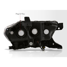 Load image into Gallery viewer, Toyota Tacoma 2016-2023 Factory Style Projector Headlights Black Housing Clear Len Clear Reflector (Models with Factory LED DRL Headlights Only)
