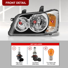 Load image into Gallery viewer, TOYOTA Highlander 2001-2003 Headlight Chrome Housing Clear Lens Clear Reflector