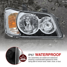Load image into Gallery viewer, TOYOTA Highlander 2001-2003 Headlight Chrome Housing Clear Lens Clear Reflector