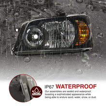 Load image into Gallery viewer, TOYOTA Highlander 04-06 Headlight Black Housing Clear Lens Clear Reflector