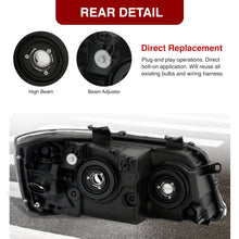 Load image into Gallery viewer, TOYOTA Highlander 04-06 Headlight Chrome Housing Clear Lens Clear Reflector