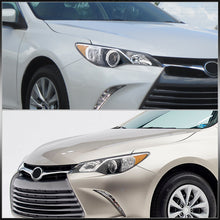 Load image into Gallery viewer, Toyota Camry 2012-2014 Factory Style Headlights Black Housing Clear Len Amber Reflector