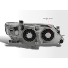 Load image into Gallery viewer, Toyota Camry 2012-2014 Factory Style Headlights Black Housing Clear Len Amber Reflector