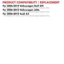 Load image into Gallery viewer, Audi A3 2006-2010 / Volkswagen Golf GTI 2006-2010 / Jetta 2006-2010 2.0L FSI Turbocharged Bolt-On Aluminum Intercooler