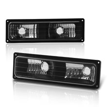 Load image into Gallery viewer, Chevrolet C10 C/K 1500 2500 3500 1988-1998 Crystal Bumper Light Black