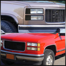 Load image into Gallery viewer, GMC C/K 1500 2500 3500 1994-2000 Sequential LED Corner Lights Black Housing Smoke Lens
