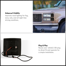 Load image into Gallery viewer, GMC C/K 1500 2500 3500 1994-2000 Sequential LED Corner Lights Black Housing Smoke Lens