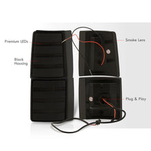Load image into Gallery viewer, GMC C/K 1500 2500 3500 1994-2000 Sequential LED Corner Lights Black Housing Smoke Lens