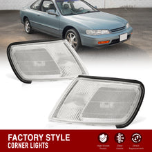 Load image into Gallery viewer, Honda Accord 1994-1997 Factory Style Corners Chrome Housing Clear Len Clear Reflector