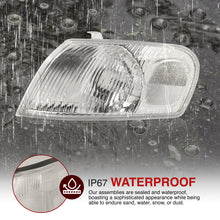 Load image into Gallery viewer, Honda Accord 1994-1997 Factory Style Corners Chrome Housing Clear Len Clear Reflector