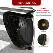 Load image into Gallery viewer, Toyota Tacoma 2001-2004 Factory Style Corners Black Housing Clear Len Amber Reflector