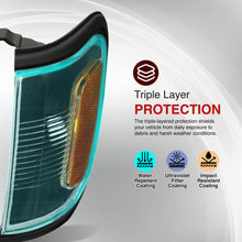 Load image into Gallery viewer, Toyota Tacoma 2001-2004 Factory Style Corners Black Housing Clear Len Amber Reflector