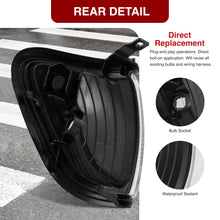 Load image into Gallery viewer, Toyota Tacoma 2001-2004 Factory Style Corners Black Housing Clear Len Clear Reflector