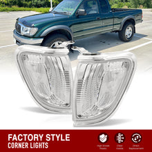 Load image into Gallery viewer, Toyota Tacoma 2001-2004 Factory Style Corners Chrome Housing Clear Len Clear Reflector