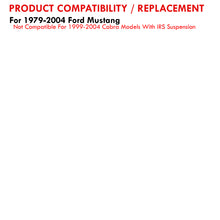 Load image into Gallery viewer, Ford Mustang 1979-2004 Rear Lower Control Arms Black (Excluding 1999-2004 Cobra)