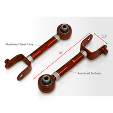 Load image into Gallery viewer, Mazda Miata MX-5 2016-2024 Rear Upper Adjustable Camber Kit Control Arms Red