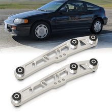 Load image into Gallery viewer, JDM Sport Acura Integra 1994-2001 / Honda Civic 1988-1995 / CRX 1988-1991 / Del Sol 1993-1997 Rear Lower Control Arms Polished with Black Bushings