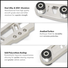 Load image into Gallery viewer, JDM Sport Acura Integra 1994-2001 / Honda Civic 1988-1995 / CRX 1988-1991 / Del Sol 1993-1997 Rear Lower Control Arms Polished with Black Bushings