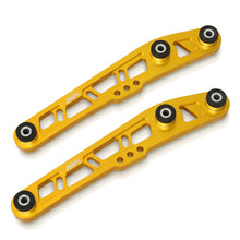 Load image into Gallery viewer, JDM Sport Acura Integra 1994-2001 / Honda Civic 1988-1995 / CRX 1988-1991 / Del Sol 1993-1997 Rear Lower Control Arms Gold with Black Bushings