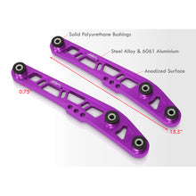 Load image into Gallery viewer, JDM Sport Acura Integra 1994-2001 / Honda Civic 1988-1995 / CRX 1988-1991 / Del Sol 1993-1997 Rear Lower Control Arms Purple with Black Bushings