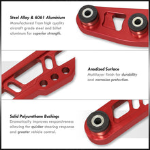 Load image into Gallery viewer, JDM Sport Acura Integra 1994-2001 / Honda Civic 1988-1995 / CRX 1988-1991 / Del Sol 1993-1997 Rear Lower Control Arms Red with Black Bushings