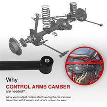 Load image into Gallery viewer, Chevrolet Camaro 1982-2002 / Pontiac Firebird 1982-2002 Rear Lower Control Arms + Panhard Bar Black