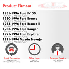 Load image into Gallery viewer, Ford F150 1981-1996 4WD 2" Front Leveling Lift Kit Black