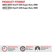 Load image into Gallery viewer, Ford F250 F350 Super Duty 2005-2023 4WD 1.5" Front Leveling Lift Kit Black