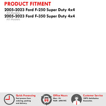 Load image into Gallery viewer, Ford F250 F350 Super Duty 2005-2023 4WD 2" Front Leveling Lift Kit Black