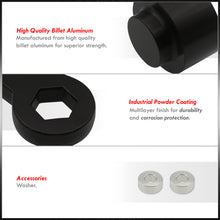 Load image into Gallery viewer, Hummer H2 2003-2010 3" Front 3" Rear Leveling Lift Kit Black (Excluding Air Ride Suspensions)
