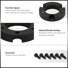Load image into Gallery viewer, Toyota Tundra 1999-2006 / Sequoia 2000-2007 2.5" Front Leveling Lift Kit Black