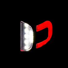 Load image into Gallery viewer, Chevrolet Silverado Tahoe Suburban 1999-2013 / GMC Sierra Yukon 1999-2013 / Cadillac Escalade 2002-2006 White & Red Bar SMD LED License Plate Lights Clear Len
