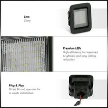Load image into Gallery viewer, Ford F150 / Raptor 2015-2023 White SMD LED License Plate Lights Clear Len