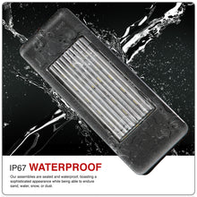 Load image into Gallery viewer, Mercedes Benz / Fiat / Infiniti / Lancia / Nissan / Toyota / Volkswagen White SMD LED License Plate Lights Clear Len