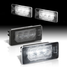 Load image into Gallery viewer, Skoda / Seat / Volkswagen White SMD LED License Plate Lights Clear Len
