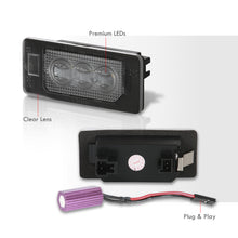 Load image into Gallery viewer, Skoda / Seat / Volkswagen White SMD LED License Plate Lights Clear Len