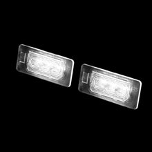 Load image into Gallery viewer, Skoda / Seat / Volkswagen White SMD LED License Plate Lights Clear Len