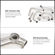 Load image into Gallery viewer, Honda CRZ 2010-2016 Bolt-On Aluminum Polished Piping Kit + Blue Couplers