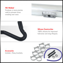 Load image into Gallery viewer, Audi A4 B5 1996-2001 / Volkswagen Passat B5 1998-2001 1.8T Bolt-On Aluminum Polished Piping Kit + Black Couplers