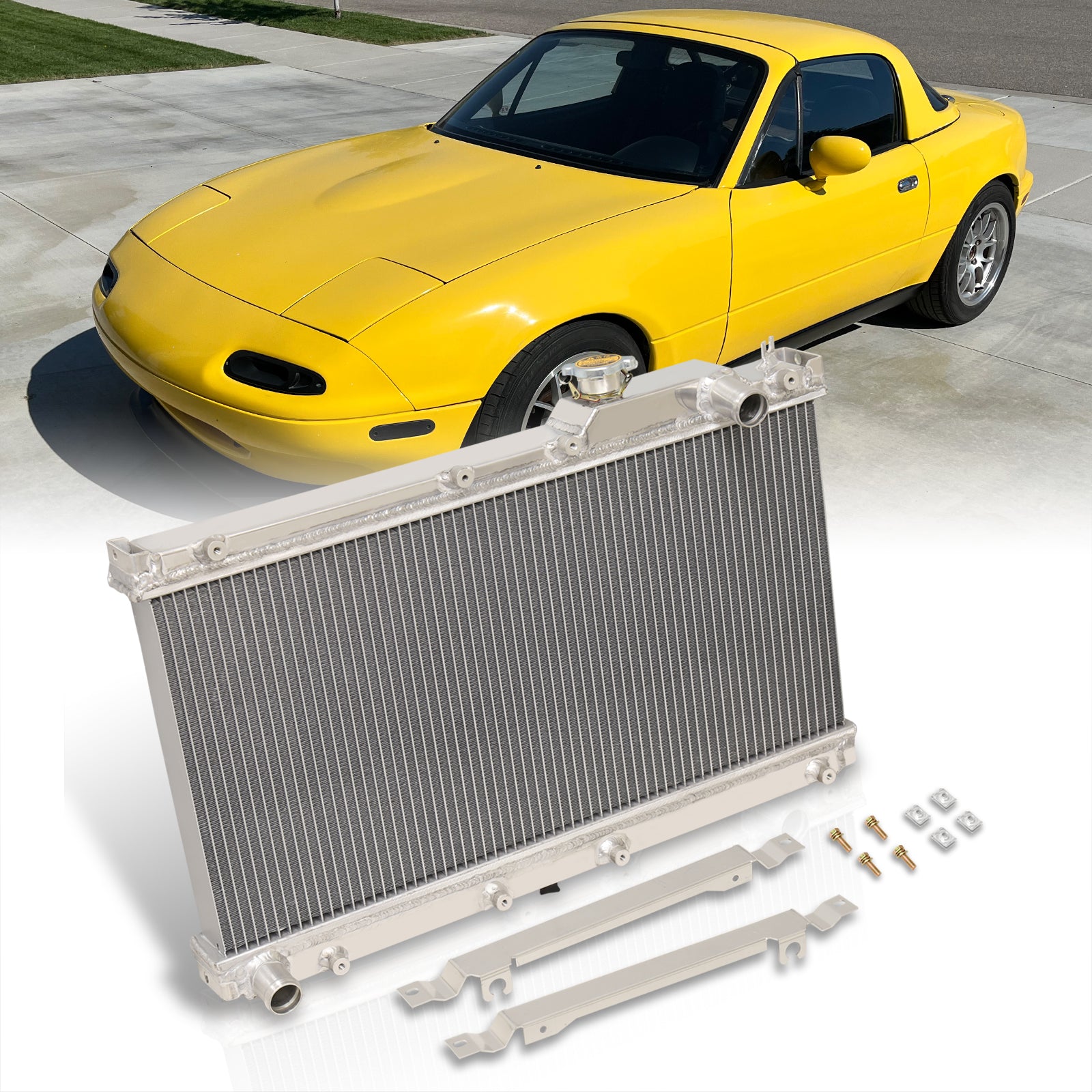 Miaページ Mazda Miata MX5 1990-1997 Manual Transmission Aluminum Radiator